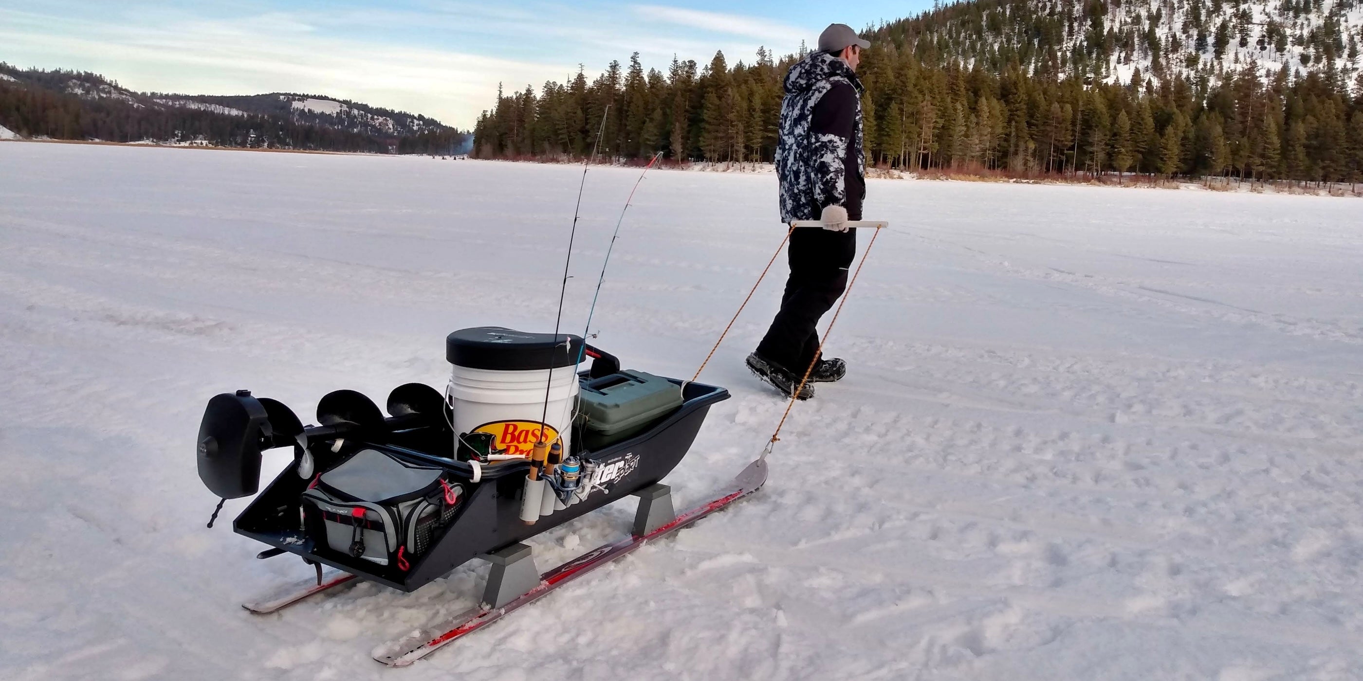 pvc ice fishing rod holder 2 Pcs Bucket Holder- Pole Racks for Almost Any Ice Rods on Your Bucket (Black) : Sports & Outdoors Holds 3 rods and includes mounting hardware. Rod and drink holder